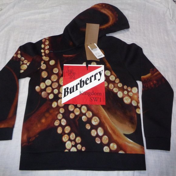 Burberry Kingdom SW1 Print IP Pattern Pullover Sweatshirt Hoodie